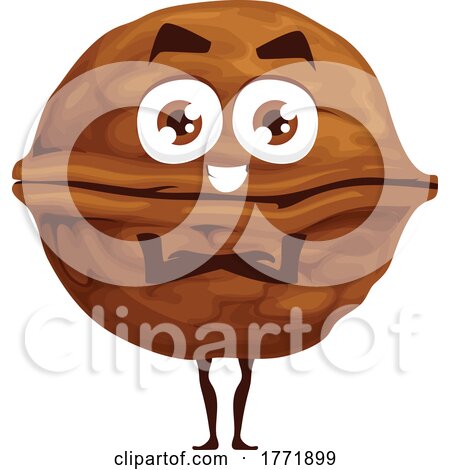 Walnut Food Character by Vector Tradition SM