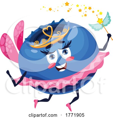 Blueberry Fairy Food Character by Vector Tradition SM