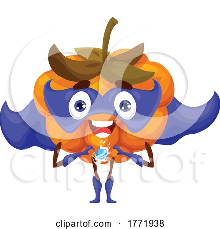 Super Cloudberry Food Character by Vector Tradition SM