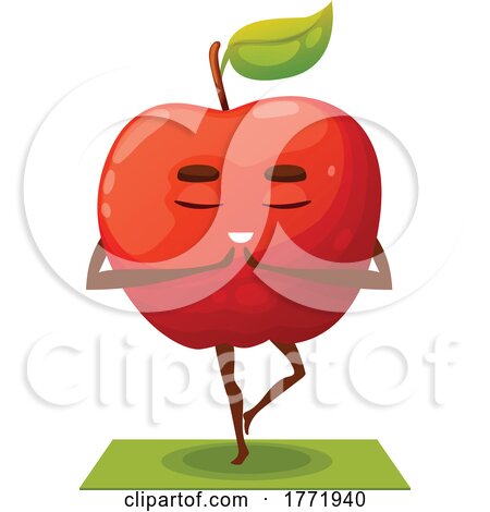 Apple Food Character by Vector Tradition SM