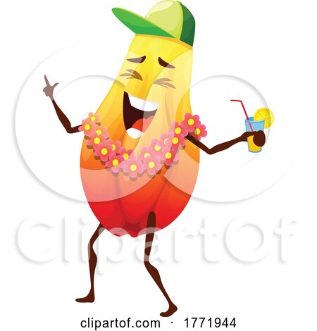 Summer Papaya Food Character by Vector Tradition SM