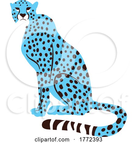 Blue Cheetah by Prawny