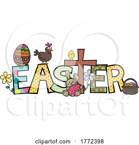 Easter Word Art by Prawny