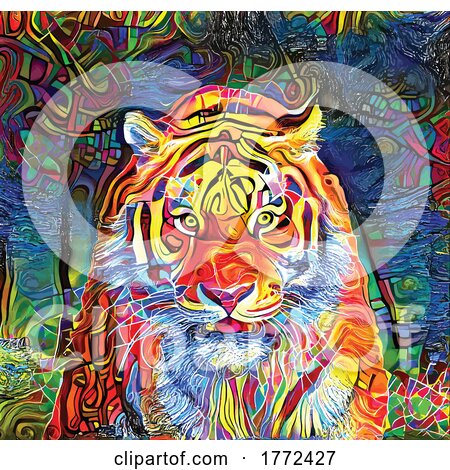 Tiger Painting by Prawny