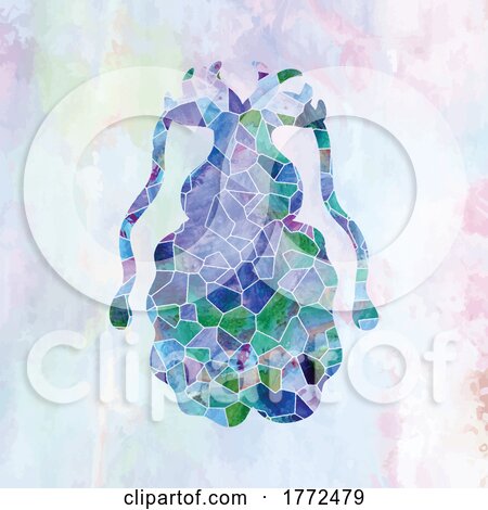 Seaglass and Watercolor Design by Prawny