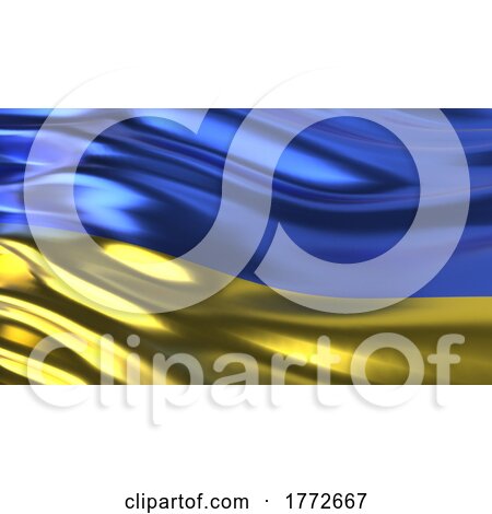 Abstract Ukraine Flag Background by KJ Pargeter