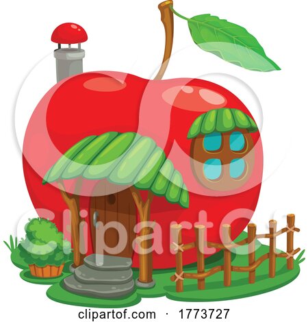 Apple Fairy House by Vector Tradition SM