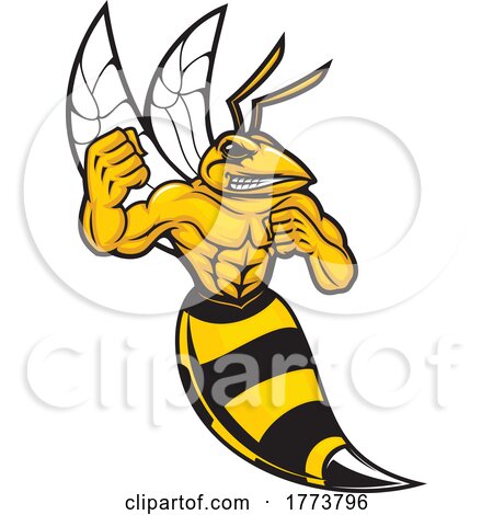 Tough Hornet Mascot by Vector Tradition SM