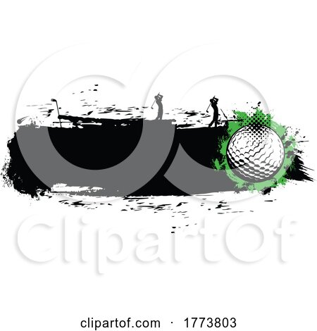 Grungy Golf Silhouette Design by Vector Tradition SM