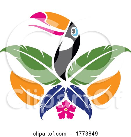 Toucan and Leaves by Vector Tradition SM