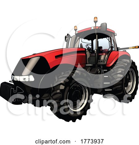 Red Tractor by dero