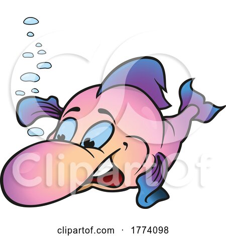 Cartoon Talking Fish by dero