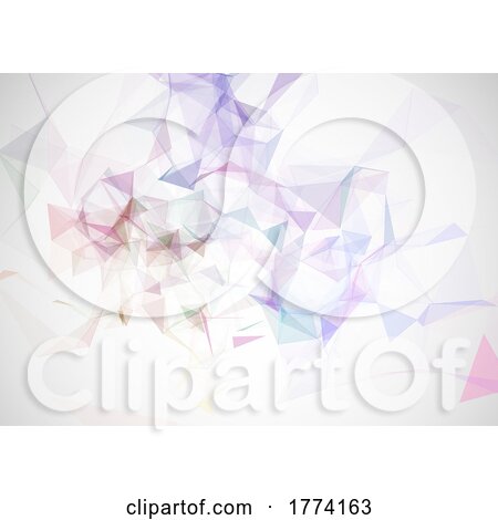 Abstract Background with Low Poly Design by KJ Pargeter