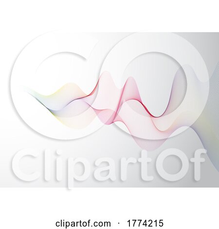 Rainbow Waves Background by KJ Pargeter