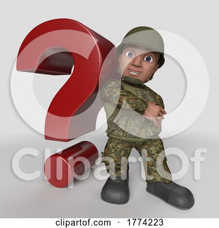 3D Cartoon Soldier Character by KJ Pargeter