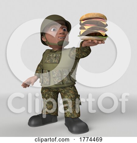 3D Soldier Character by KJ Pargeter