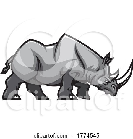 Rhino Mascot by Vector Tradition SM