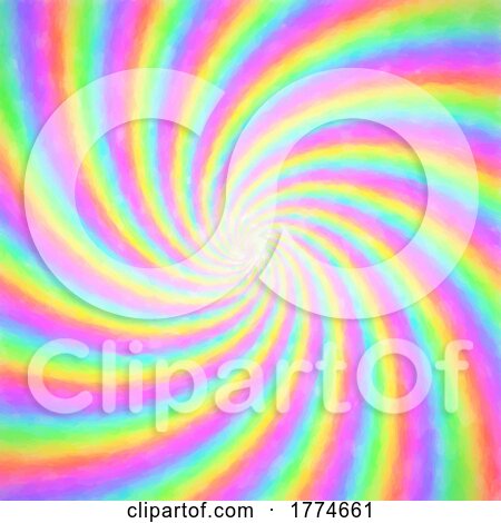 Abstract Swirl Tie Dye Background by KJ Pargeter