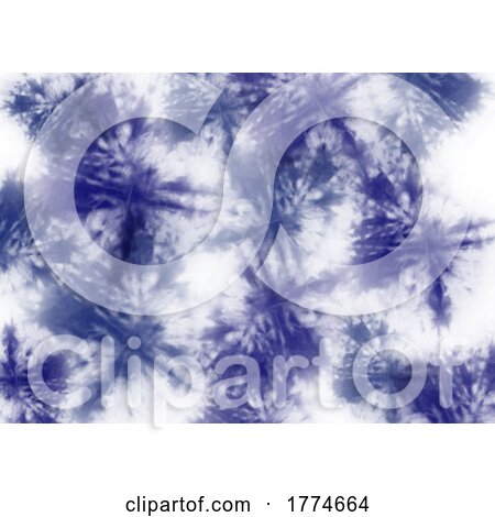 Abstract Background with Shibori Style Tie Dye Design by KJ Pargeter
