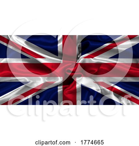 Abstract Background with Union Jack Flag by KJ Pargeter