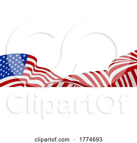 An American Flag Design for 4th of July, Veterans Day or Similar by AtStockIllustration