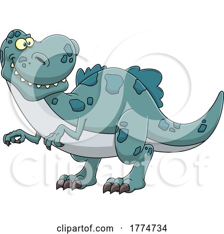 Cartoon Tyrannosaurus Rex Dinosaur by Hit Toon