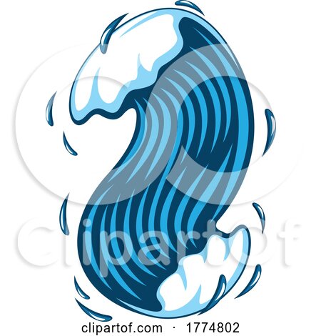 Wave Water Splash by Vector Tradition SM