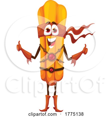 Churro Food Mascot Character by Vector Tradition SM