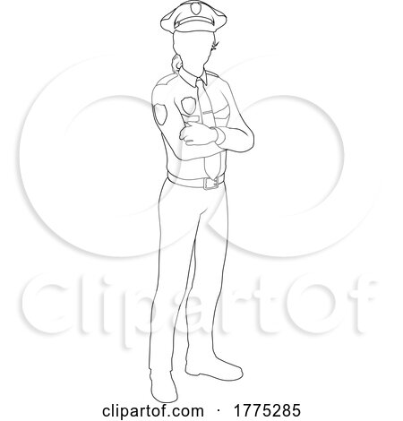 Policewoman Person Silhouette Police Officer Woman by AtStockIllustration