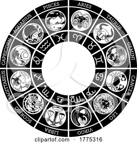 Star Signs Horoscope Zodiac Astrology Symbols by AtStockIllustration