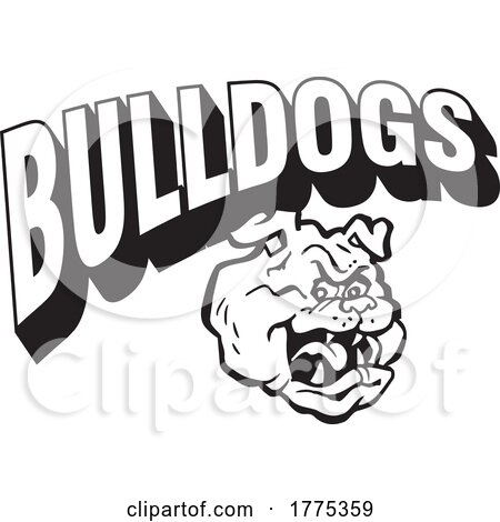 BULLDOGS Text over a Dog by Johnny Sajem