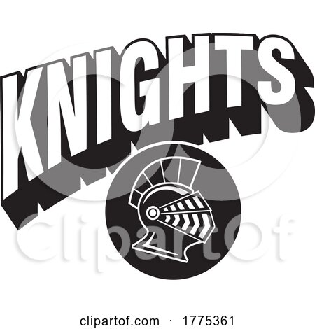 KNIGHTS Text over a Helmet by Johnny Sajem