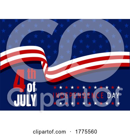 Abstract Background Design for Independence Day - 4th July by KJ Pargeter