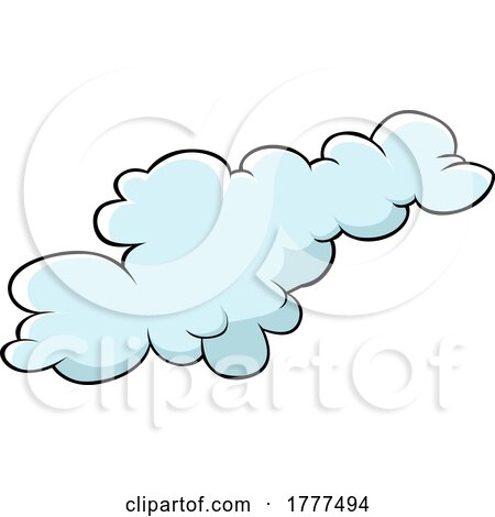 Cartoon Puffy Clouds by dero