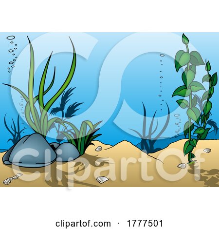 seaweed underwater clipart