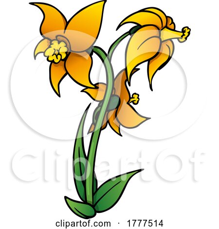 Cartoon Daffodil Trio by dero