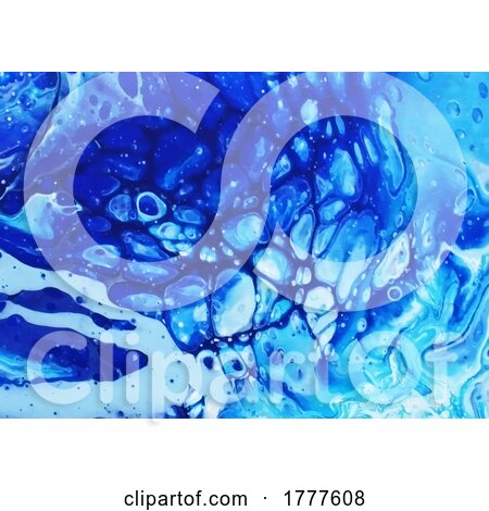 Hand Painted Fluid Art Background by KJ Pargeter