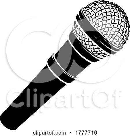 Mic Microphone Cartoon Illustration Icon by AtStockIllustration