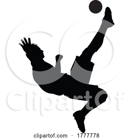 Silhouettes of Soccer or Football Players by KJ Pargeter