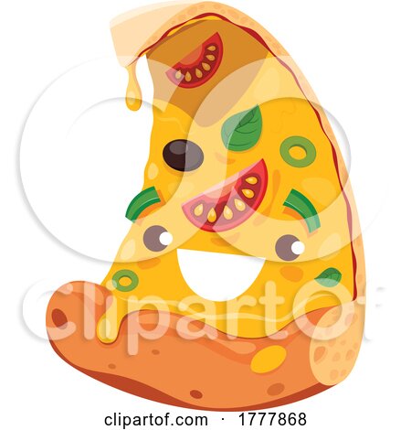 Pizza Mascot by Vector Tradition SM