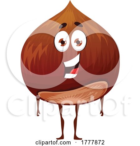 Hazelnut Mascot by Vector Tradition SM