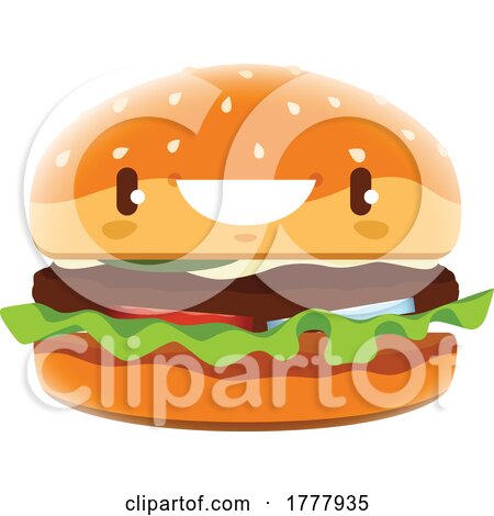 Burger Mascot by Vector Tradition SM