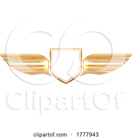 Gold Winged Shield by Vector Tradition SM
