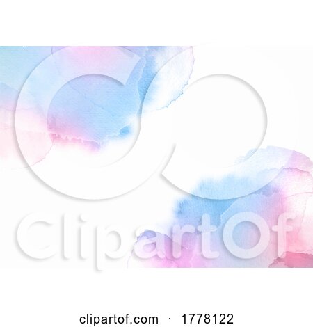 Hand Painted Watercolour Design in Pastel Colours by KJ Pargeter