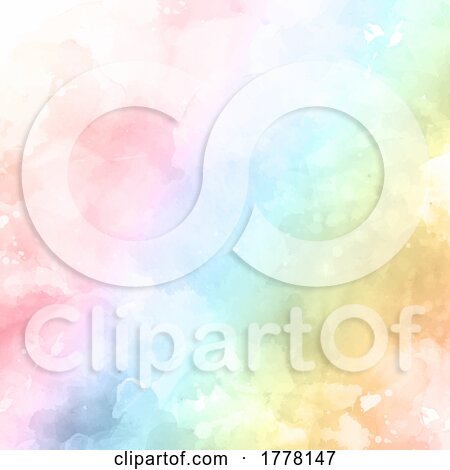Pastel Coloured Watercolour Texture Background by KJ Pargeter