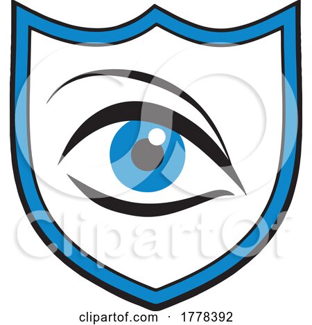Shield with a Blue Eye by Johnny Sajem