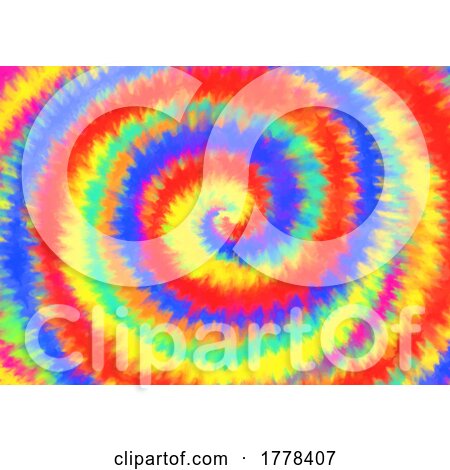 Abstract Hand Painted Tie Dye Pattern Background by KJ Pargeter