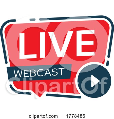 Live Webcast Button by Vector Tradition SM
