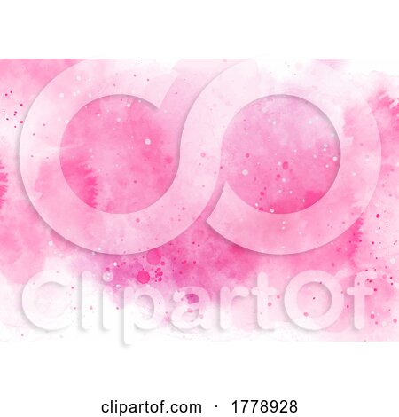 Abstract Pink Hand Painted Watercolour Texture Background by KJ Pargeter