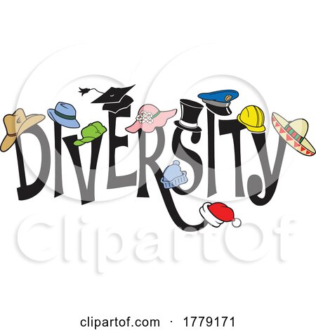 Cartoon Diversity Hats by Johnny Sajem